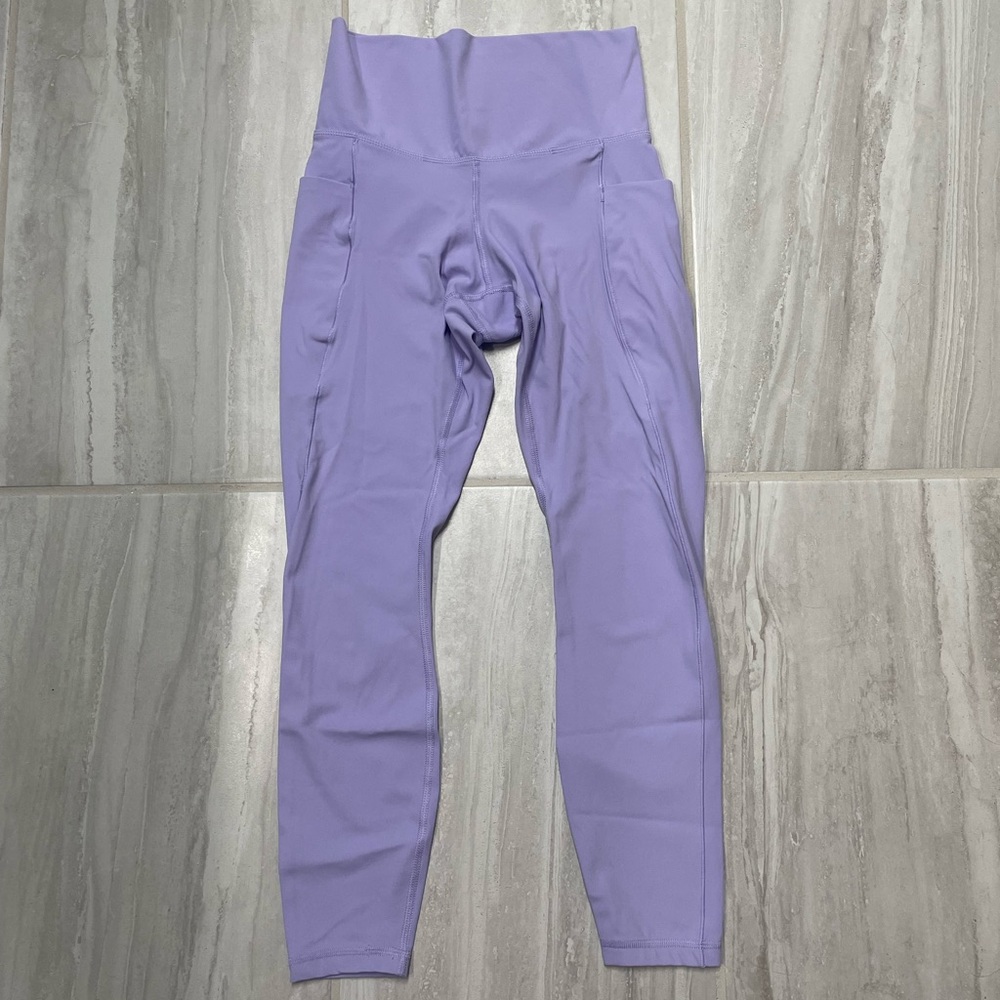 Purple Cropped Leggings